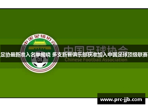 足协最新准入名单揭晓 多支新晋俱乐部获准加入中国足球顶级联赛